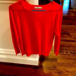 Zara poppy colored knit